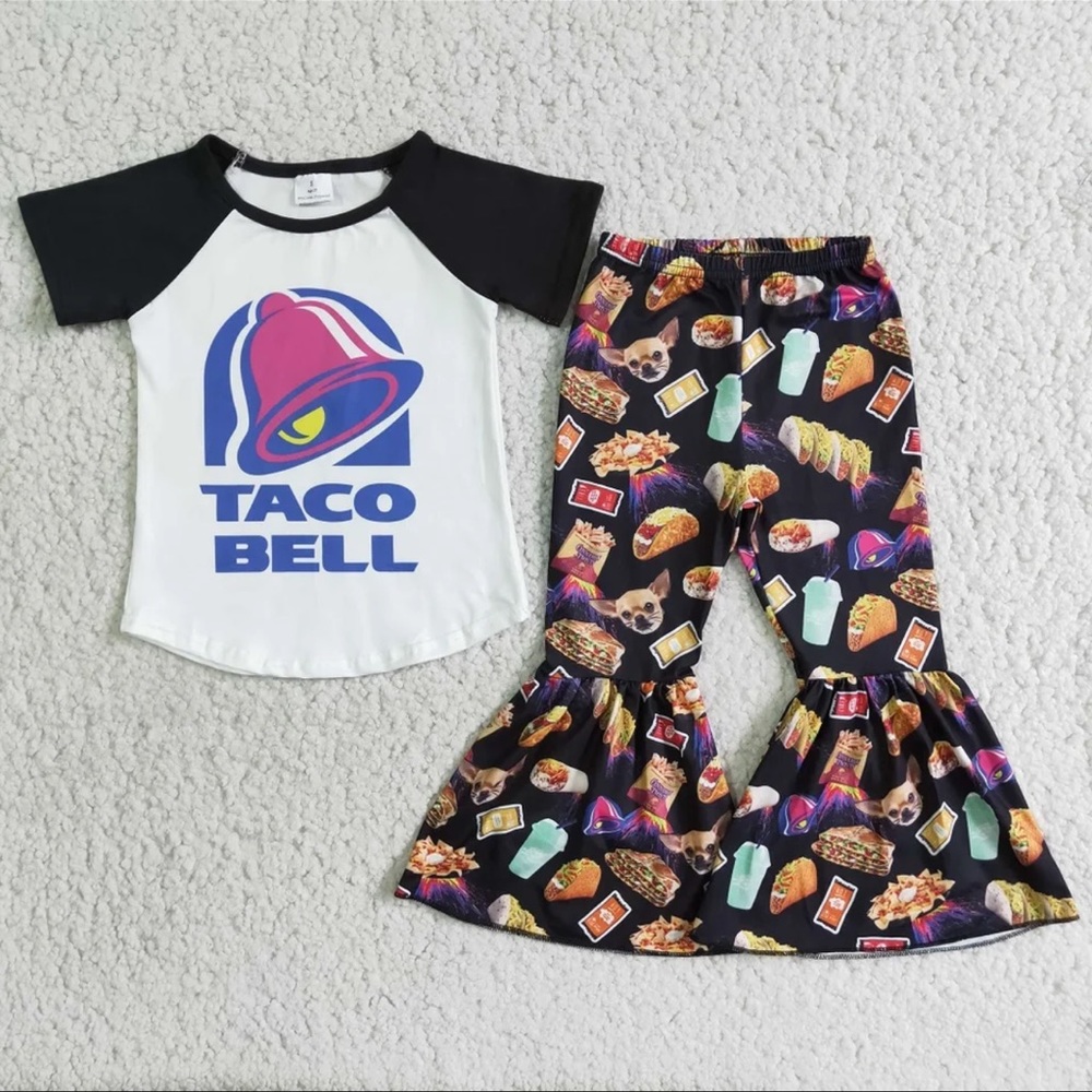 Taco Bell little girls outfit